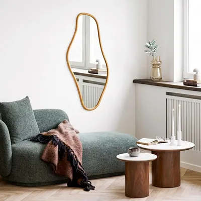 Productafbeelding van House Nordic Salontafel Noli Keramisch Wit/Bruin ø60cm