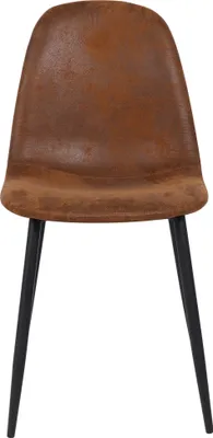 Produktbild von 4er Set Esszimmerstühle HLO-CP17 Kunstleder  braun