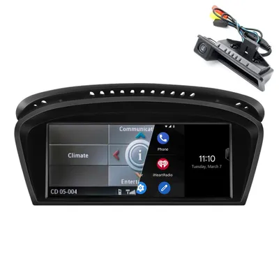 Image de BMW Série 5 E60 E61 Série 3 E90 E91 CCC (2004-2008) Mise à niveau de l'écran tactile Android 32 Go CarPlay et Android Auto