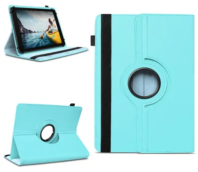 Produktbild von Tablet Tasche für Blackview Tab 90 Hülle Schutzhülle Case 360 Grad Drehbar CoverFarben:Türkis