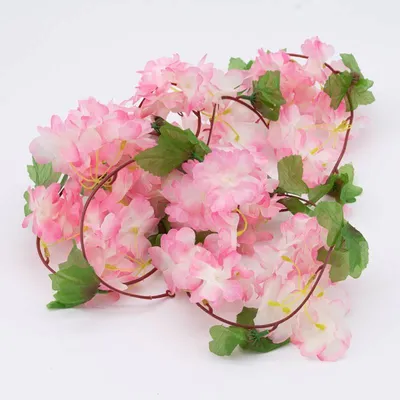 Produktbild von DECOLED Frühlingsgirlande, 220 cm, Ø 15 cm, rosa, Sakura