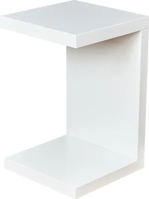 Produktbild von Beistelltisch Coco weiß  32x32x50cm fest verleimt
