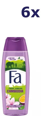 Produktbild von 6x Fa Douchegel 250ml Fresh Jungles Cambodia