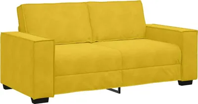 Obrázok produktu pre vidaXL 2-miestna pohovka Žltá 180x78x84 cm Zamat