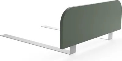 Produktbild von regalik Bettgitter Rausfallschutz Kinderbett 60x20 cm – Grün Stabile Absturzsicherung ohne Bohren – Einfache Montage unter der Matratze