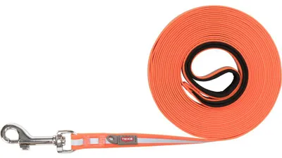 Produktbild von TRIXIE Easy Life Schleppleine, reflektierend - orange - 10 m/17 mm