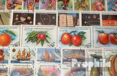 Produktbild von Briefmarken Madagaskar 50 verschiedene Sondermarken