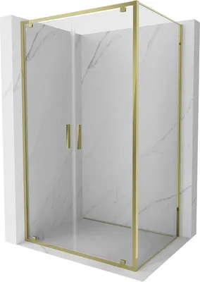 Produktbild von Mexen Exo Duschkabine 90 x 110 , transparent, gold - 8182-090-110-50-00