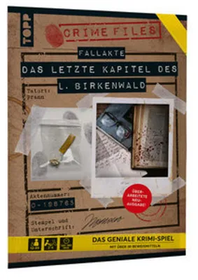 Produktbild von TOPP Crime Files - Fallakte: Das letzte Kapitel des L. Birkenwald - Das geniale Krimispiel mit über 30 Beweismitteln