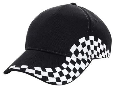 Produktbild von Beechfield - "Grand Prix" Kappe FK1757 (Einheitsgröße) (Schwarz)