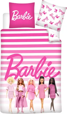 Immagine prodotto di Barbie - Biancheria da letto reversibile "Iconic" TC282 (letto singolo) (Colorato)
