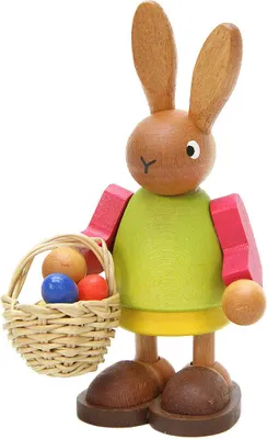 Produktbild von Häsin mit Eierkorb (8,5cm) von Christian Ulbricht