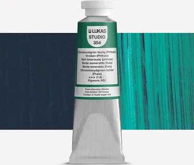 Produktbild von Lukas Studio Ölgemälde Viridian Phthalo 37 ml 1 stk