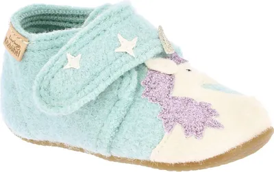 Produktbild von Living Kitzbühel Babyklettschuh Einhorn & Stern Fresh Mint Größe EU 23