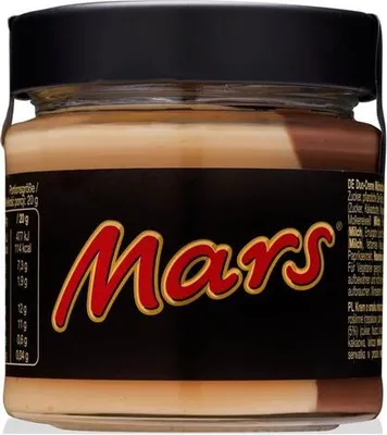 Produktbild von Mars Creme Brotaufstrich im Glas (als trinkglas verwendbar) 200g