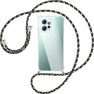 Produktbild von Handykette Backcover-Schutzhülle mit Band (Metall silberfarben) für Xiaomi Redmi Note 12 4G (6.67'') - camouflage