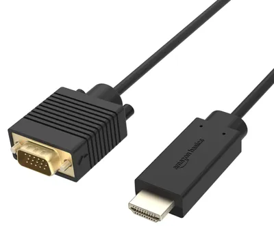 Image de Câble HDMI vers VGA, unidirectionnel, connecteur mâle vers connecteur mâle