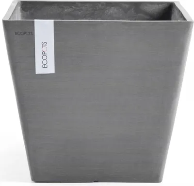 Produktbild von Ecopots Rotterdam 50 Blumentopf - L 50 cm x B 50 cm x H 43,5 cm - Innen- und Außenbereich
