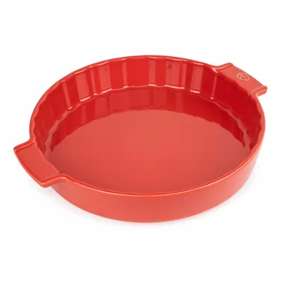 Obrázek produktu pro Forma na quiche, forma na koláč, forma na koláč, keramika, červená, 28 cm, 60398, Peugeot Appolia