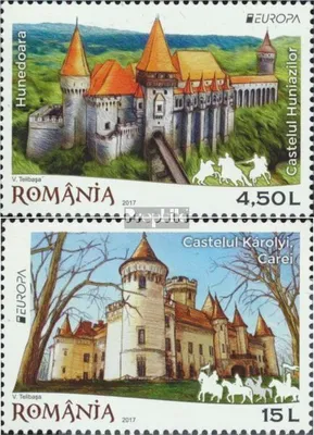 Produktbild von Briefmarken Rumänien 2017 Mi 7207A-7208A (kompl.Ausg.) postfrisch Burgen und Schlösser