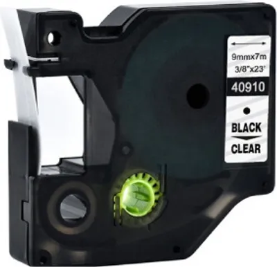Produktbild von Dymo D1 Compatible 40917 (S0720720) Band - Schwarz auf rot - 9 mm x 7 m