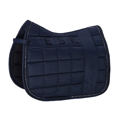 Produktbild von Eskadron Schabracke BIG SQUARE GLOSSY CRYSTAL Form - Dressur Farbe - dark navy
