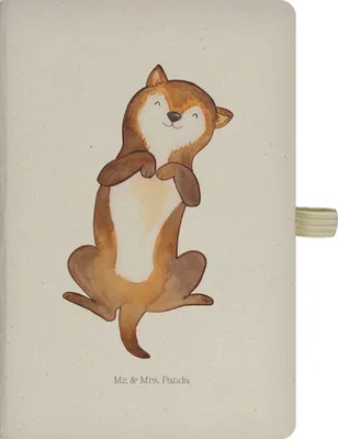 Produktbild von Mr. & Mrs. Panda Skizzenbuch Hund Streicheln - Transparent - Geschenk, notizbuch, Tagebuch, Notizheft, Kraulen, Sprüche, Süß, Kladde, hardcover, Hunde, Journal