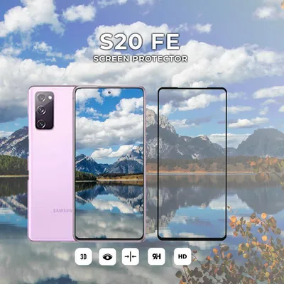 Produktbild von 1-Pack Samsung Galaxy S20 FE Displayschutzfolie - Gehärtetes Glas 9H - Super Qualität 3D