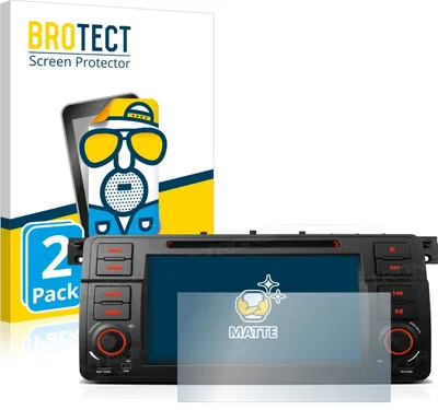Produktbild von 2x BROTECT Schutzfolie für Xtrons PQ7046B Displayschutz Displayschutzfolie Folie Matt Entspiegelungsfolie