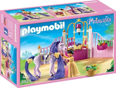 Produktbild von PLAYMOBIL Princess Castle Stable, Aktion/Abenteuer, 4 Jahr(e), Mehrfarbig