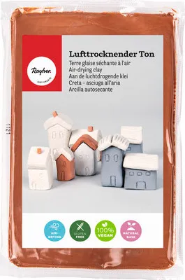 Produktbild von Lufttrocknender Ton dunkelbraun 500 g