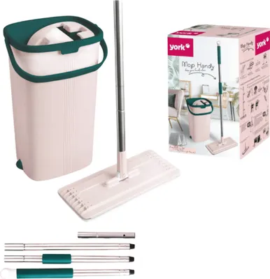 Zdjęcie produktu dla Mop płaski Handy z wiadrem do podłóg
