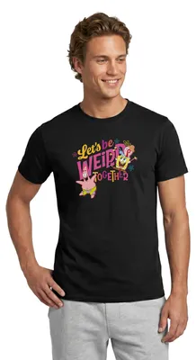 Produktbild von Spreadshirt SpongeBob Schwammkopf Patrick Gary Freundschaft Männer T-Shirt, XL, Schwarz
