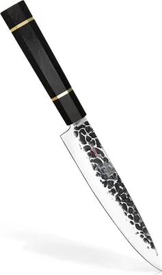 Immagine prodotto di Coltello da affettare Fissman-Kensei Bokuden, acciaio AUS-8, 18 cm, argento/marrone