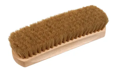 Image de Redecker Brosse à reluire les chaussures 16 cm crin de cheval clair