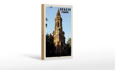 Produktbild von Holzschild Städte Berlin Deutschland Zionskirche 12x18 cm
