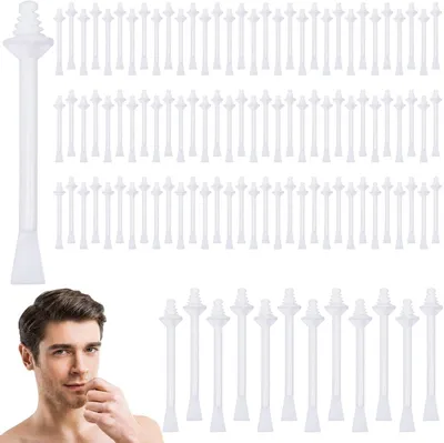 Obrázok produktu pre Aplikátory vosku na chloupky v nose 125 kusov, 8 cm, pre nos