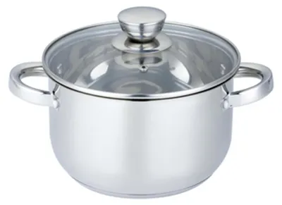Zdjęcie produktu dla Garnek nierdzewny 24cm / 5,5l z pokrywą