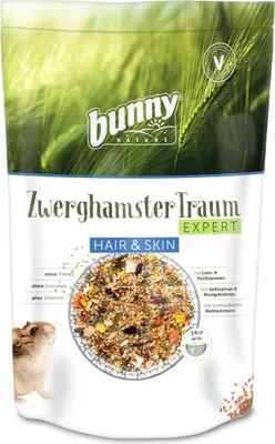 Productafbeelding van Bunny Nature ZwerghamsterTraum EXPERT, speciaal voor vacht en huid, 500 gram