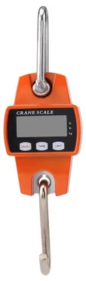 Imagen del producto de Báscula de equipaje digital - 300 kg - Pantalla LCD - Con gancho - Acero inoxidable - Portátil