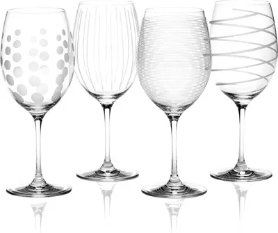 Produktbild von MIKASA - Cocktail-Toasting-Gläser, 290 ml, 4er-Set, Glas, silber, 20 x 17 x 17 cm, 20 x 17 x 17 x 17 cm