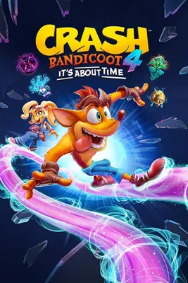 Obrázok produktu pre Plagát Crash Bandicoot Ride It's About Time 91,5 x 61 cm