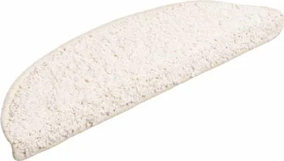 Obrázok produktu pre vidaXL Podložky na kroky 20 ks 56x17x3 cm Biele polkruhové