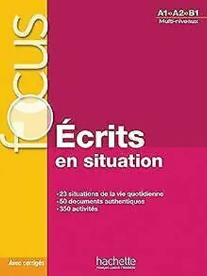 Productafbeelding van Ecrits en situation - Livre & corriges (A1-B1)