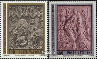 Produktbild von Briefmarken Vatikanstadt 1982 Mi 814-815 (kompl.Ausg.) postfrisch Weihnachten