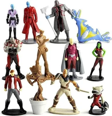 Obrázek produktu pro Figurky Strážci Galaxie 12 Ks - (K72237)
