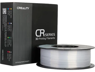 Produktbild von Creality CR-Silk PLA Filament Silber, 3D-Filament, (1 kg, 1,75 mm, auf