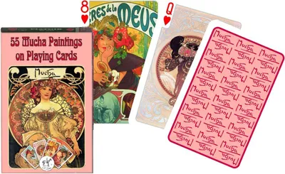 Immagine prodotto di Carte da gioco Piatnik Mucha - Mazzo singolo