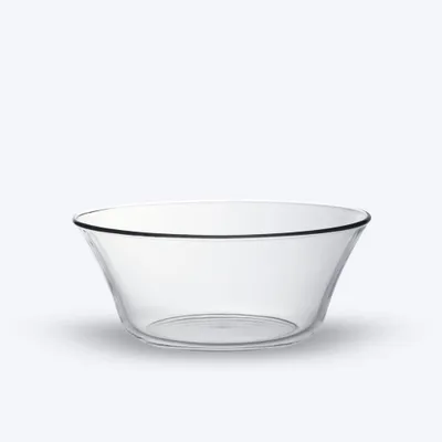 Image de Lys - Saladier en verre transparent de Table 23 cm