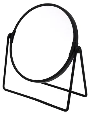 Produktbild von Schminkspiegel, Kosmetikspiegel, Standspiegel, Sommer, schwarz, 5-fache Vergrößerung, handlich | modern